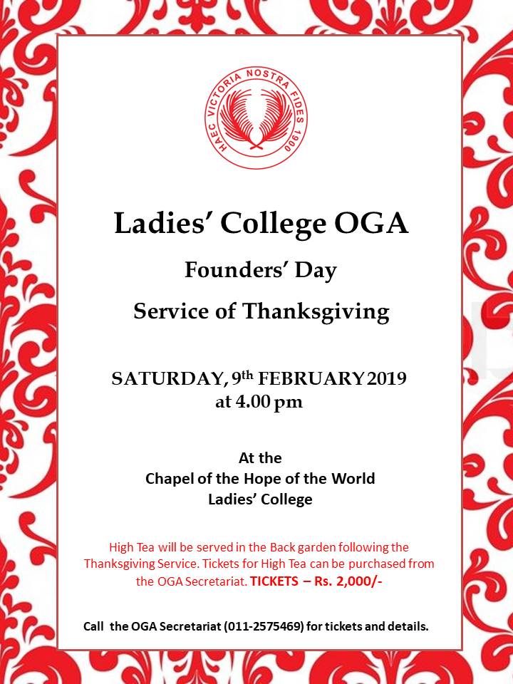 Founders' Day Thanksgiving Service